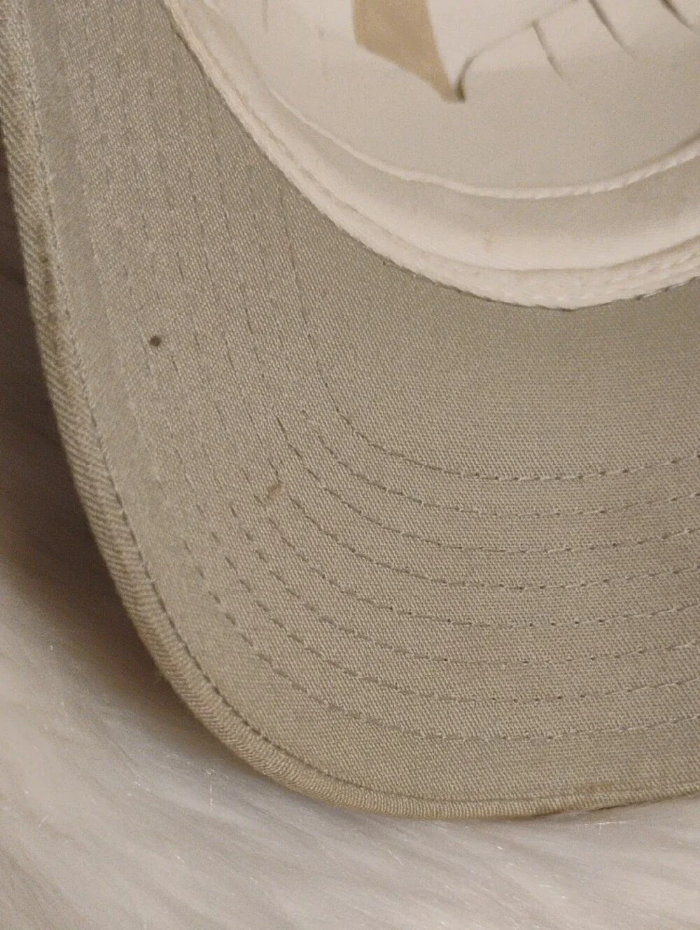 (C-75) Indianapolis Speedway Beige Mesh-Back Hat